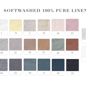 Mint Pure Linen soft washed by the yard for sewing, 100% pure linen fabric, eco-friendly washed linen-flax fabrics, Ship from the U.S. image 3