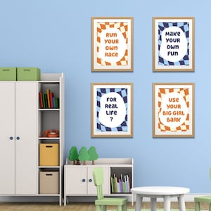 Blue Dog Show Quote Poster Bundle 4 digital prints