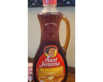 Aunt Jemima BUTTER RICH Syrup 24 fl oz Sealed NOS 2005 Collectible Prop