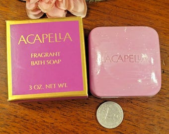 SHELFWARE Vintage Mary Kay ACAPELLA Fragrant Bath Soap Bar 3 oz 4174 Sealed