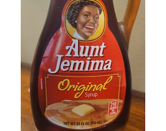 Aunt Jemima ORIGINAL Syrup 24 fl oz Factory Sealed New Old Stock COLLECTIBLE