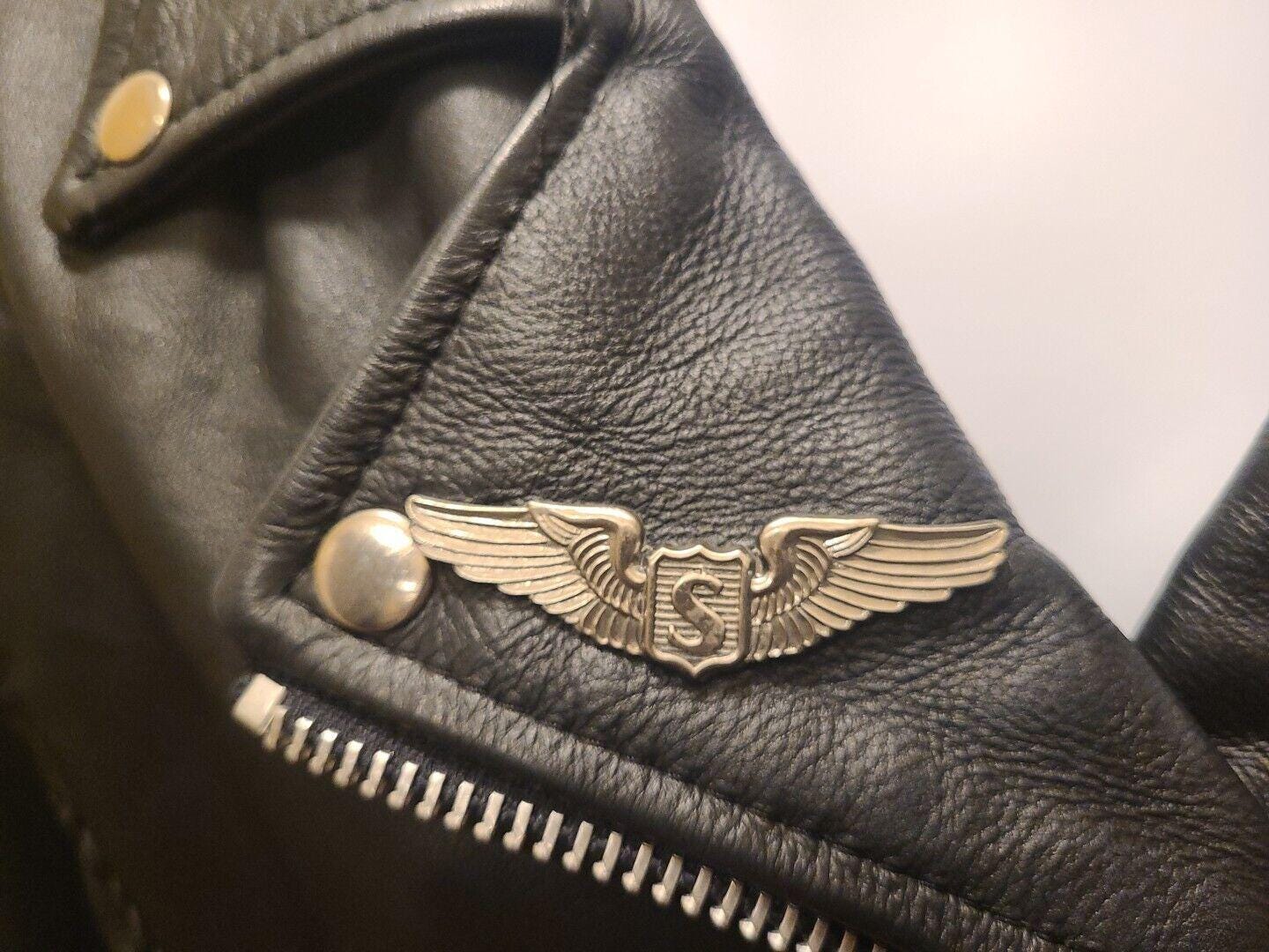 Hudson Womens Leather Motorcycle Jacket Cafe Racer Harley Davidson  display picture 1