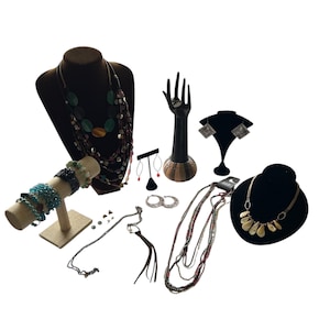 Vintage to Now Boho country Mixed Jewelry Lot All Wearable Re-purpose Or Craft