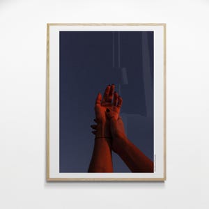 Embracing Twilight : Hands photo Print