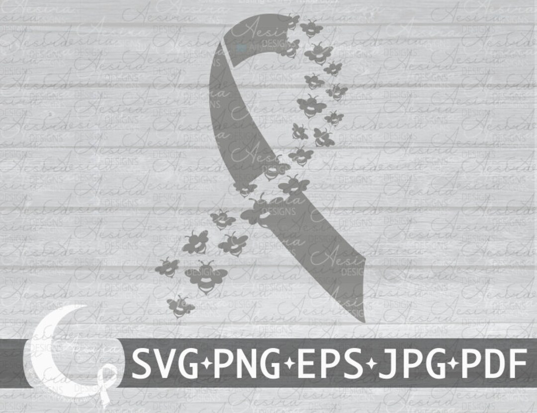 Bee Awareness Ribbon Custom - Etsy