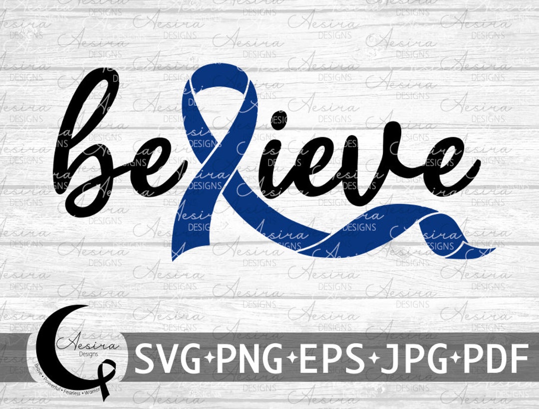 Apraxia Believe Ribbon SVG, Apraxia Awareness Ribbon, Apraxia Support ...