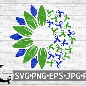 Idiopathic Intracranial Hypertension Sunflower Ribbon, IIH Awareness Ribbon, Idiopathic Intracranial Hypertension Support Squad, IIH Ribbon