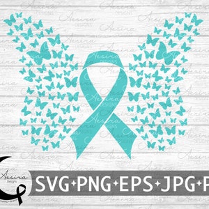 Addiction Recovery Butterfly Wings Ribbon SVG, Addiction Recovery Awareness, Addiction Support, Addiction Fighter, Addiction Warrior svg