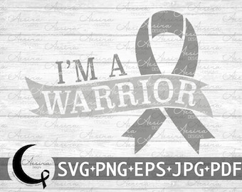 Schizophrenia I'm A Warrior Ribbon svg, Schizophrenia Awareness Ribbon, Schizophrenia Support Squad, Schizophrenia Warrior, Schizophrenia