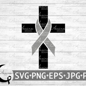 Schizophrenia Cross Ribbon svg, Schizophrenia Awareness Ribbon, Schizophrenia Support Squad, Schizophrenia Warrior, Schizophrenia Fighter