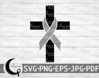 Schizophrenia Cross Ribbon svg, Schizophrenia Awareness Ribbon, Schizophrenia Support Squad, Schizophrenia Warrior, Schizophrenia Fighter