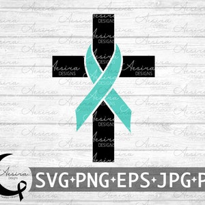 Dysautonomia Cross Ribbon svg, Dysautonomia Awareness Ribbon, Dysautonomia Support Squad, POTS Warrior Fighter, POTS Ribbon, POTS Believe