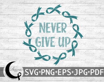Transtorno de estresse pós-traumático Nunca desista Ribbon svg, PTSD Awareness Ribbon, PTSD Support Squad, Ptsd Warrior, Ptsd Fighter, PTSD Ribbon
