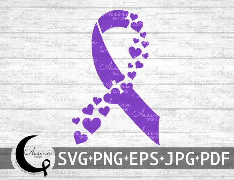 Ulcerative Colitis Heart Ribbon Svg, Ulcerative Colitis Awareness ...