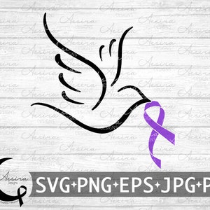 Cystic Fibrosis Dove Ribbon svg, Cystic Fibrosis Awareness Ribbon, Cystic Fibrosis Support Squad, Cystic Fibrosis Warrior, CF Fighter