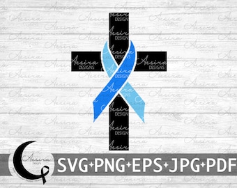 Hydrocephalus Cross Ribbon svg, Hydrocephalus Awareness Ribbon, Hydrocephalus Support Squad, Hydrocephalus Warrior, Hydrocephalus Fighter