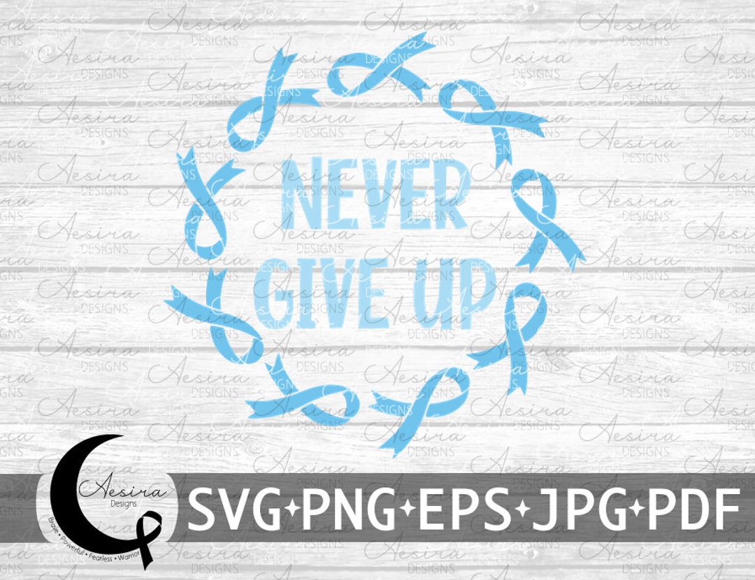 Behcet's Disease Never Give up Ribbon SVG, Behcet's Syndrome Awareness ...