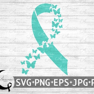Dysautonomia Butterfly Ribbon svg, Dysautonomia Awareness Ribbon, Dysautonomia Support Squad, POTS Warrior Fighter, POTS Ribbon, POTS Strong