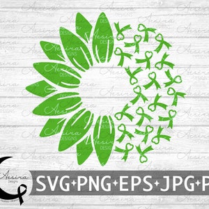 Celiac Disease Sunflower Ribbon SVG, Celiac Disease Awareness, Celiac Disease Support Squad, Celiac Disease Warrior, Celiac Heart Ribbon