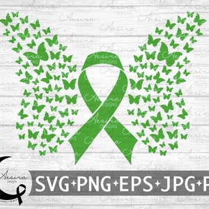 Nastro a farfalla per paralisi cerebrale SVG, Consapevolezza della paralisi cerebrale, Squadra di supporto per paralisi cerebrale, Combattente guerriero per paralisi cerebrale, CP Be Strong