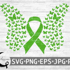 Celiac Disease Butterfly Wings Ribbon SVG, Celiac Disease Awareness, Celiac Disease Support Squad, Celiac Disease Warrior, Celiac Strong