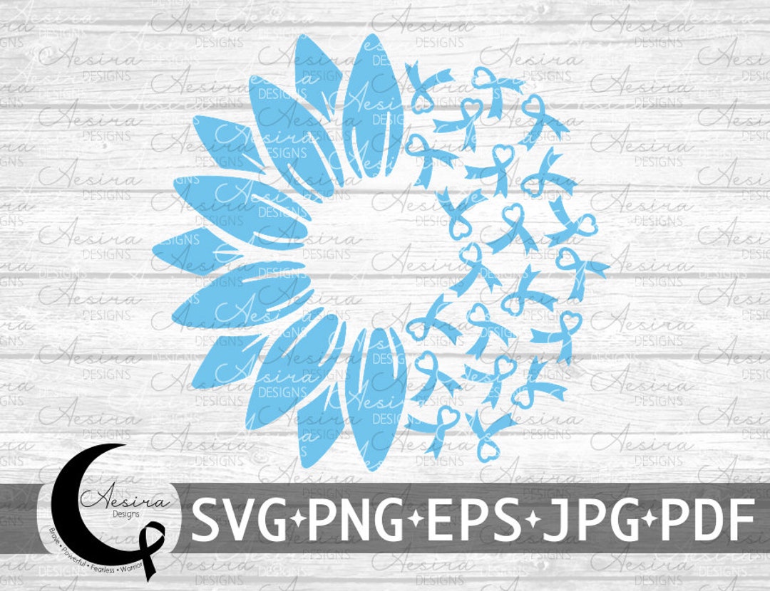 Behcet's Disease Sunflower Ribbon SVG, Behcet's Syndrome Awareness ...