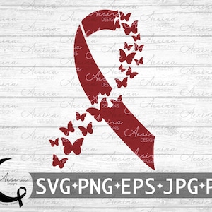 Antiphospholipid Antibody Syndrome Butterfly Ribbon SVG, Antiphospholipid Syndrome Awareness, Antiphospholipid Syndrome Support Squad