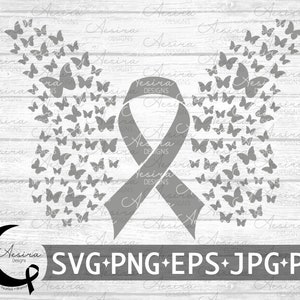 Svg de ruban papillon schizophrénie, ruban de sensibilisation à la schizophrénie, équipe de soutien à la schizophrénie, guerrier de la schizophrénie, lutte contre la schizophrénie