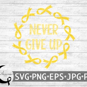 Endometriosis Never Give Up Ribbon svg, Endometriosis Awareness, Endometriosis Support Squad, Endometriosis Warrior, Endometriosis Strong