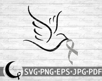 Schizophrenia Dove Ribbon svg, Schizophrenia Awareness Ribbon, Schizophrenia Support Squad, Schizophrenia Warrior, Schizophrenia Fighter