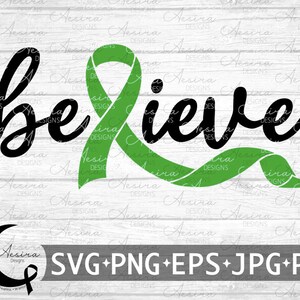 Paralisi cerebrale Credere Nastro SVG, Consapevolezza della paralisi cerebrale, Squadra di supporto per la paralisi cerebrale, Combattente guerriero della paralisi cerebrale, CP Be Strong