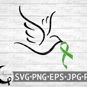 Nastro colomba per paralisi cerebrale SVG, Consapevolezza della paralisi cerebrale, Squadra di supporto per paralisi cerebrale, Combattente guerriero per paralisi cerebrale, CP Be Strong