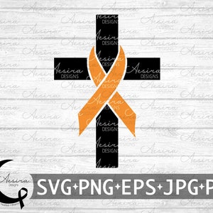 ADHD Cross Ribbon SVG, Adhd Awareness, Adhd Support Squad, Adhd Faith Hope Believe, Adhd Ribbon Cross svg, Aufmerksamkeits-Defizit-Störung