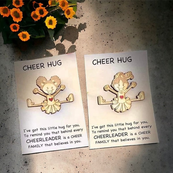 Cheer Hug Pins