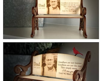 Memorial Wooden Mini Bench