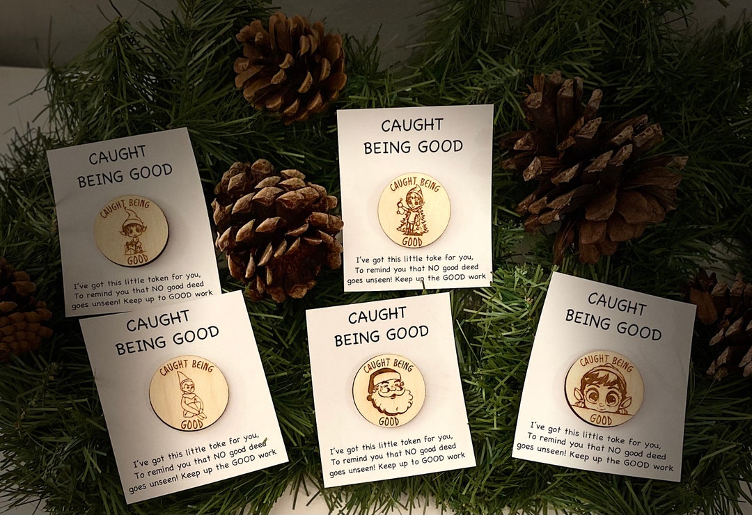 Elf Token Caught Being Good Token - Etsy