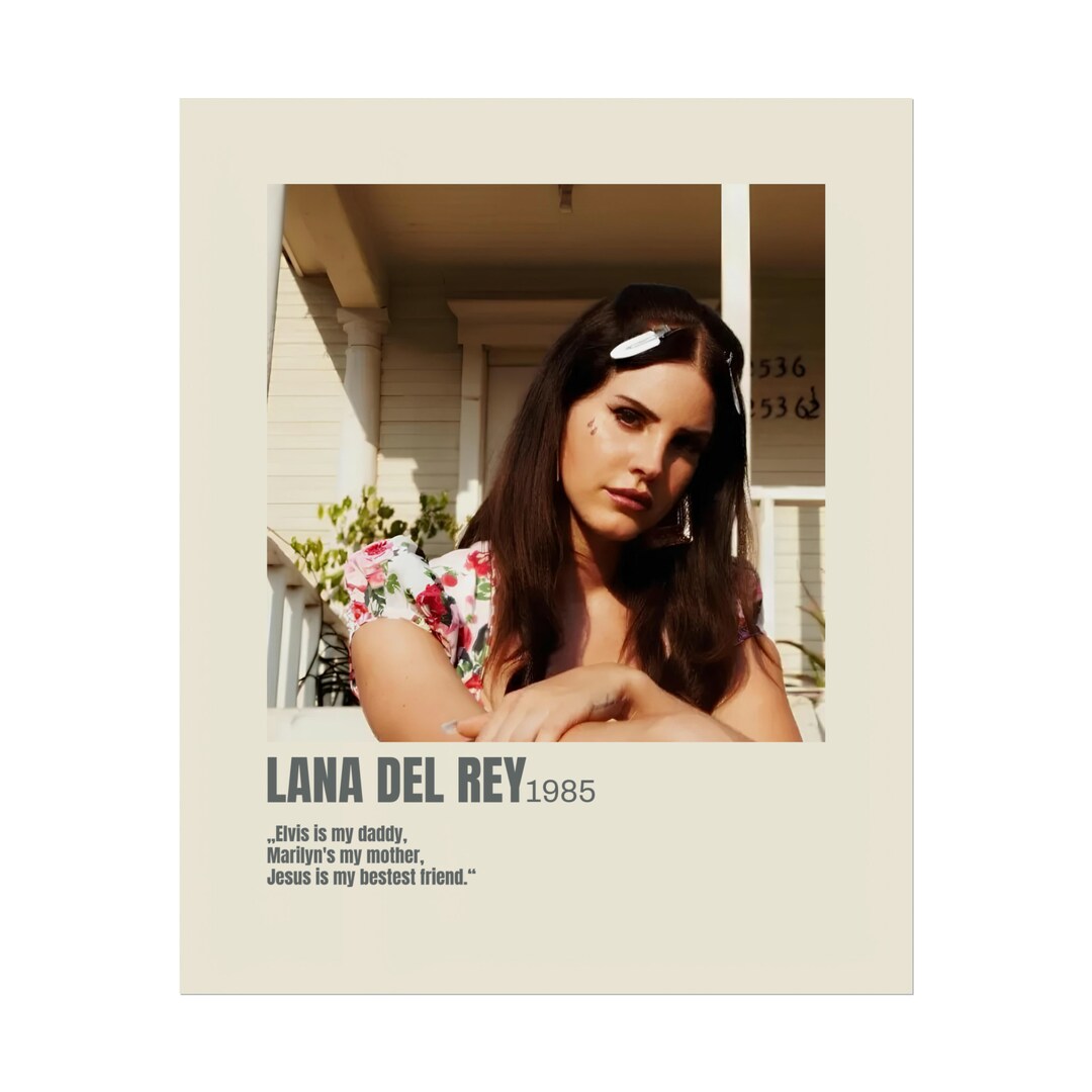 Lana Del Rey Posters Lana Del Rey Wall Art Lana Del Rey Etsy