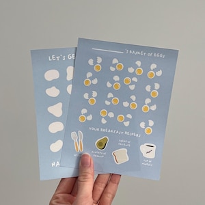 Egg Habit Tracker Stickers: Fun Daily Tracker for Kids & Adults