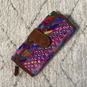 Monedero boho señoras para mujer monedero estampado rayas