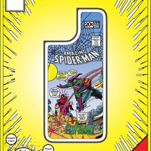 Modèles d'iPhone 13 - Insert graphique interchangeable - Spider Man vs Green Goblin
