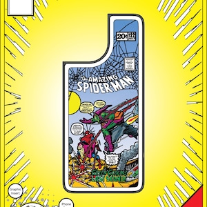 Modèles d'iPhone 12 - Insert graphique interchangeable - Spider Man vs Green Goblin
