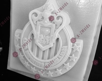Molde de football equipo chiva roja para gelatina