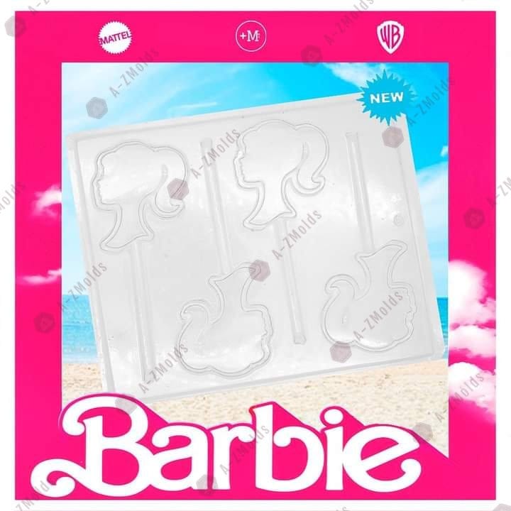 Barbie Letters Resin Mold-barbie Sign Silicone Mold-barbie English Alphabet  Mold-barbie Pendant Mold-diy Barbie Fondant Cake Decoration Mold 