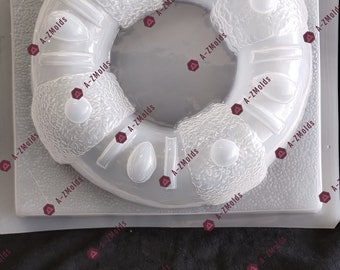 Molde de gelatina rosca de reyes, molde de gelatina, piñata rompible