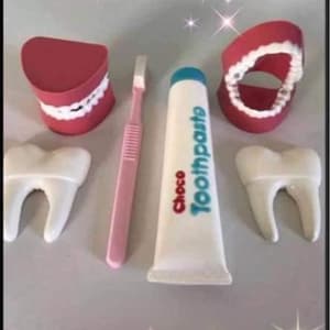 Molde de dentista, diente, pasta de dientes, dientes, caries, molde de cepillo de dientes, ortodoncista, molde de placa dental imagen 2