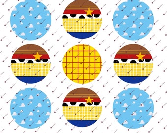 Edible image pattern, toys popular movie