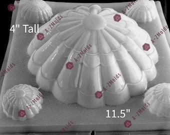 Molde de falda de encaje pomposa para gelatinas, zerbrechliche Röcke Form