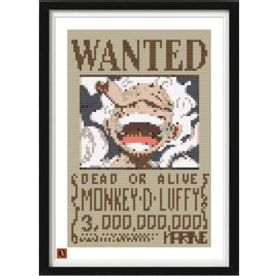 Affiches originales One Piece Wanted Légende en format vintage sur