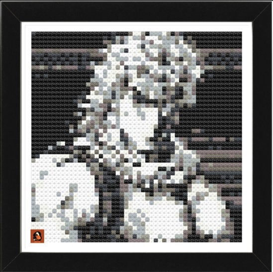 Jojo Menacing Letter Perler Bead Pattern, Bead Sprites