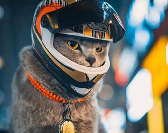 Cat Helmet Mini Pet Motorcycle Helmet for Cats and Dogs Pet accessories Cat|Dog Pet Motorcycle Helmet Bike Helmet Biker gifts Pet gifts